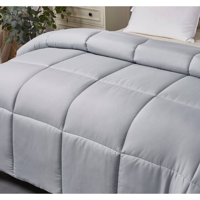 Double-stitched Microfiber Hypoallergenic Down Alternative Comforter
