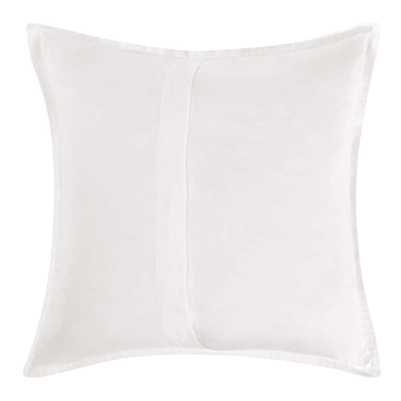Villa by Classic Home Karina 100% Cotton White Sham