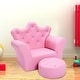 preview thumbnail 10 of 10, Costway Pink Kids Sofa Armrest Chair Couch Children Toddler Birthday