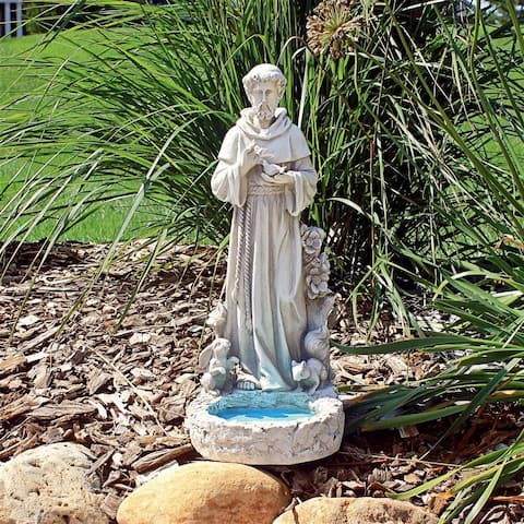 Saint Francis Reflection Pool Birdbath Statue