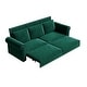 preview thumbnail 137 of 139, 93.7" Chesterfield King Pull Out Sofa Bed Sleeper Sofa with Nailhead Trim
