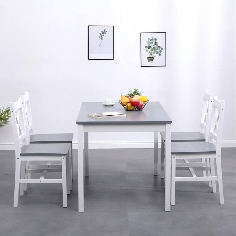 Dining Table Set of 4, Kitchen Table with 2 Chairs 1 bench