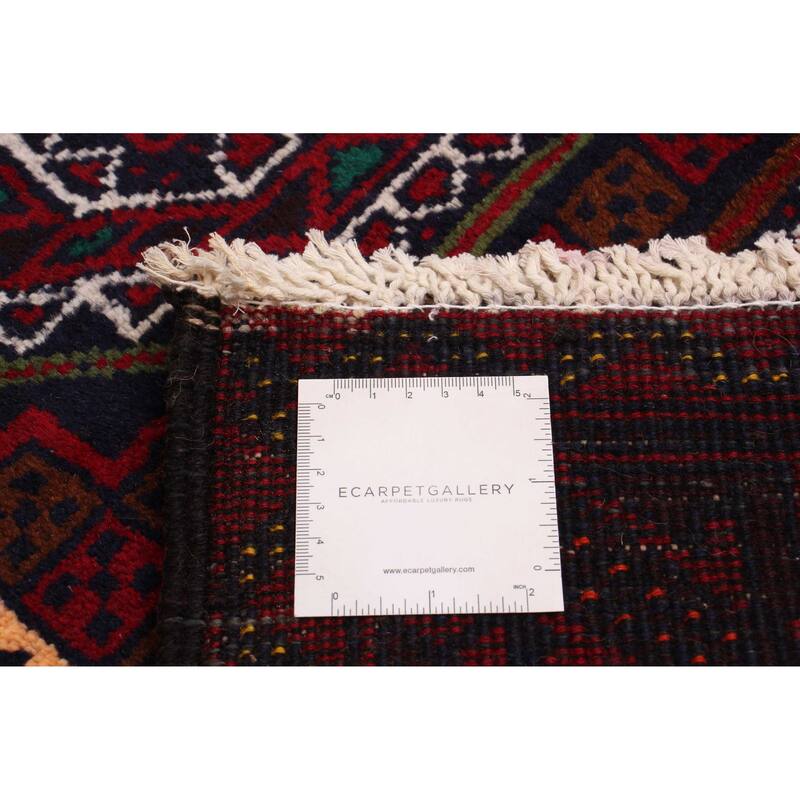 ECARPETGALLERY Hand-knotted Royal Baluch Red Wool Rug - 3'1 x 5'10