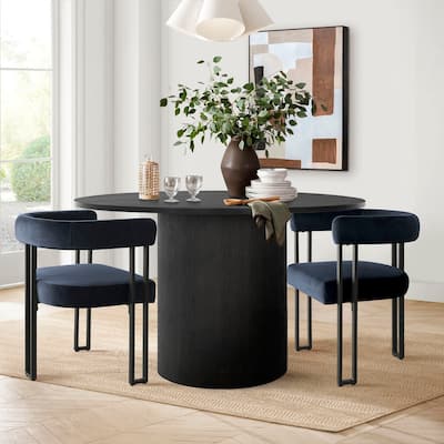 Upholstered Velvet Armchair (Set of 2)
