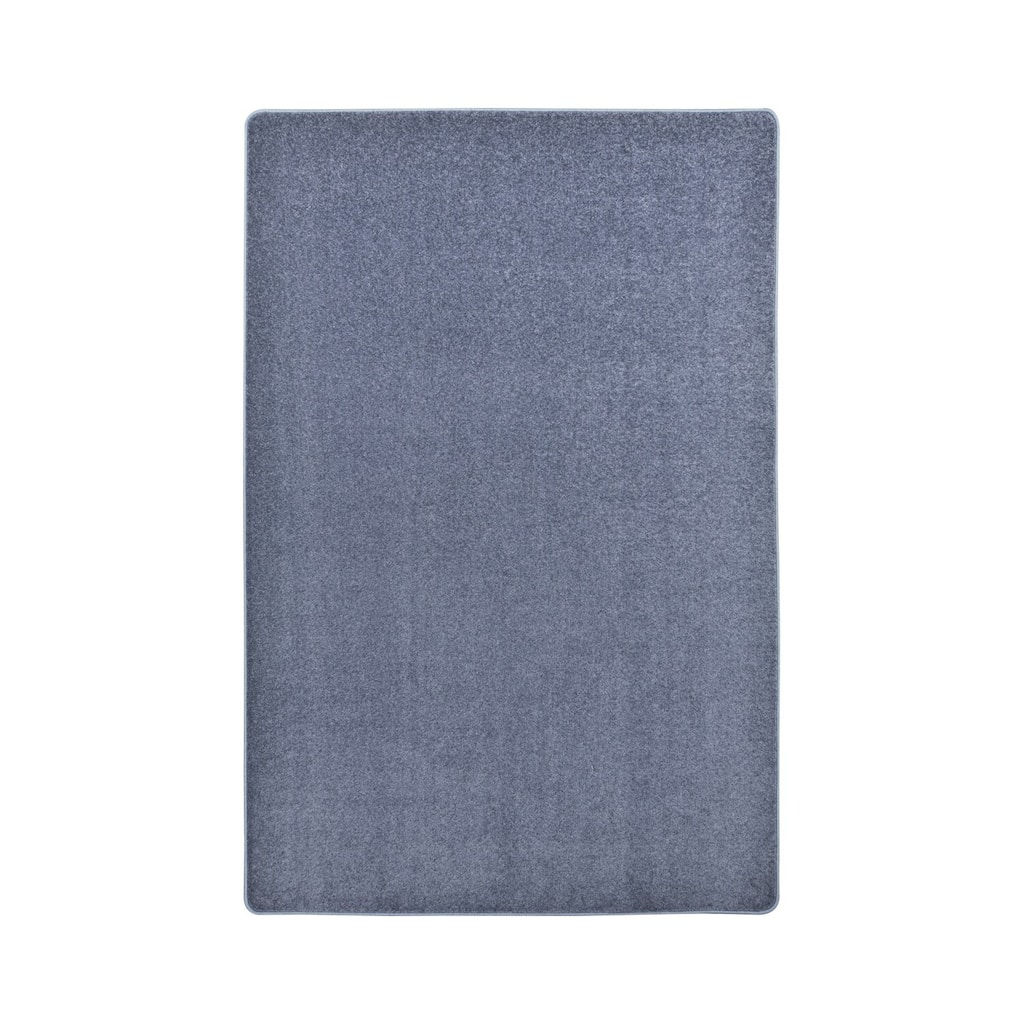 4'x6' area rug in Glacier Blue - durable soft decorative rug for home, living room & bedroom - 6' x 7'
