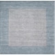 preview thumbnail 8 of 21, Hand Loomed Odessa Solid Bordered Tone-On-Tone Wool Area Rug