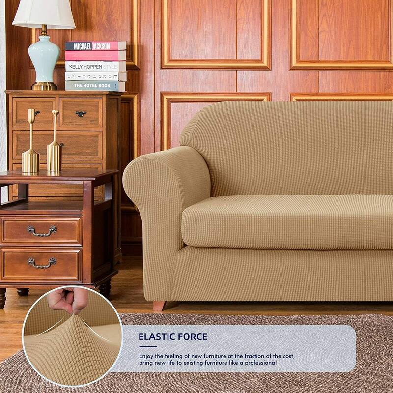 Subrtex 2 Piece Armchair Slipcover Stretch Spandex Furniture Protector