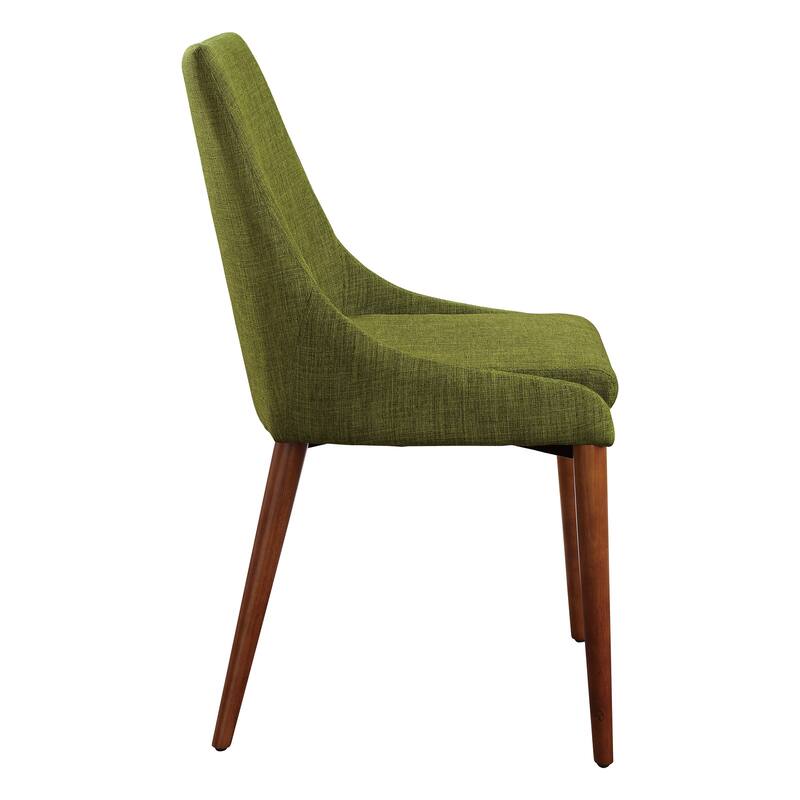 Palmer Mid-Century Modern Fabric Dining Chair in 2 Pack