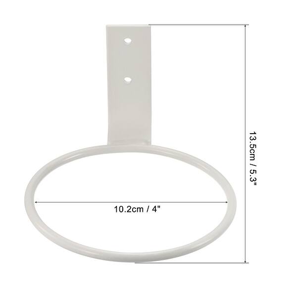 Flower Pot Holder, Ring Wall Mounted Plant Stand Rack for Home White