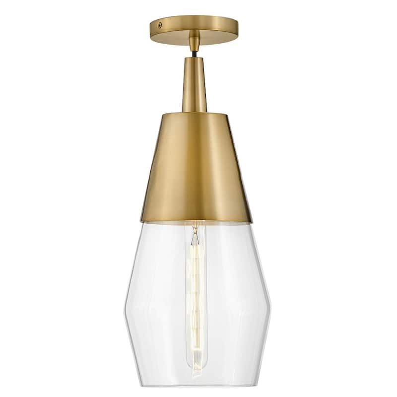 Lark 83397 Livie 1 Light 8" Wide Mini Pendant / Semi-Flush Ceiling