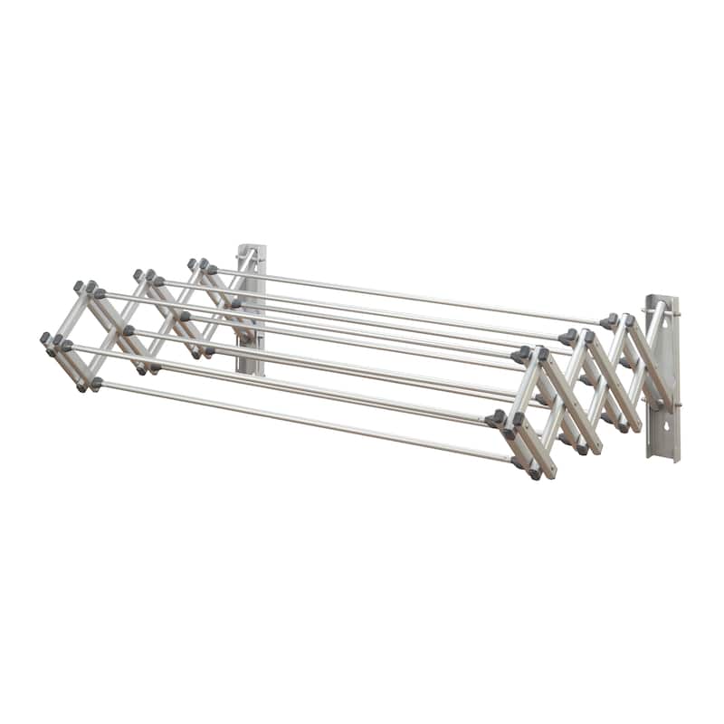 Laundry 360 Aluminum Collapsible Wall Drying Rack - 36"Wx 24"Dx 10"H