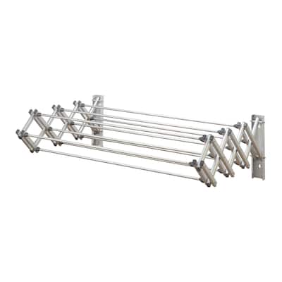Laundry 360 Aluminum Collapsible Wall Drying Rack - 36"Wx 24"Dx 10"H
