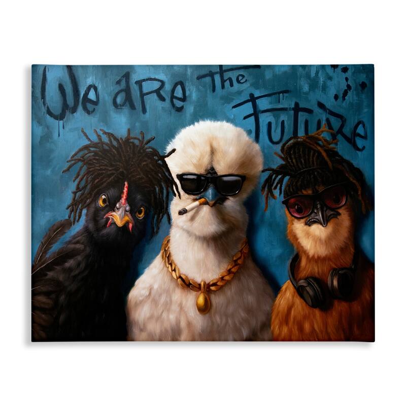 Stupell We Are The Future Birds Canvas Wall Art Design By Lucia Heffernan - 48 x 36