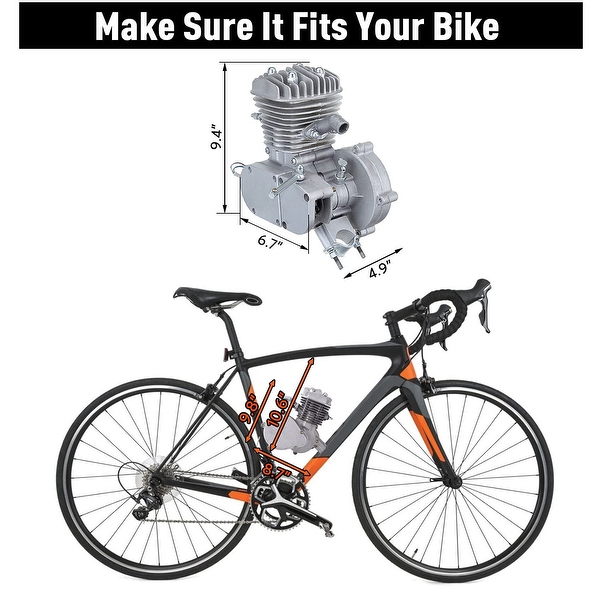80cc Bicycle Engine Kit 2 Stroke Gas Motorized Bike Motor Kit 26 28 Bicycle Motor Engine Kit Upgrade with Speedometer Bed Bath Beyond 40385318
