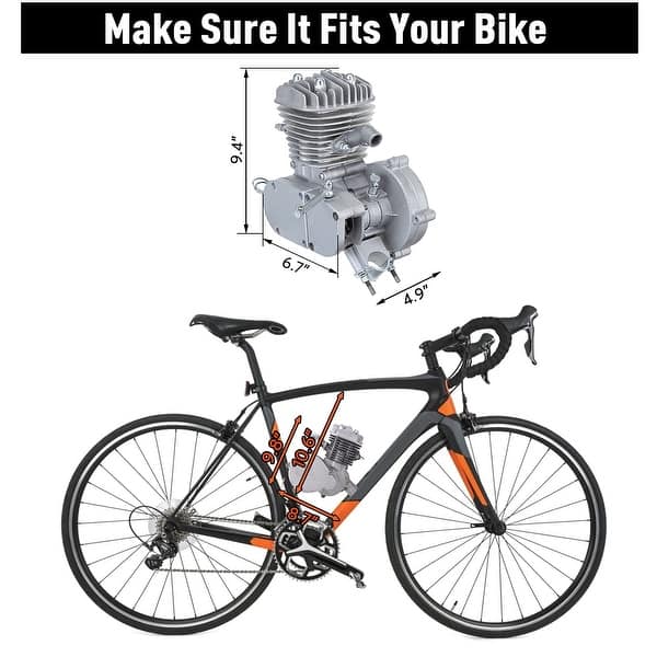 YIWEOG 80cc Bicycle Engine Kit Stroke Motorized Bike Motor Kit