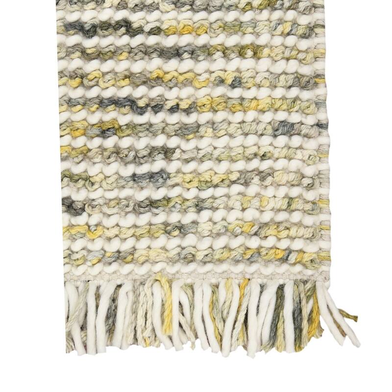 HomeRoots Striped Lodge Rectangle Area Rug - 90.00 in. x 60.00 in. x 0.40 in.