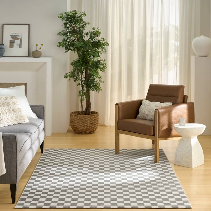 Nourison Serenity Home Indoor only Geometric Area Rug