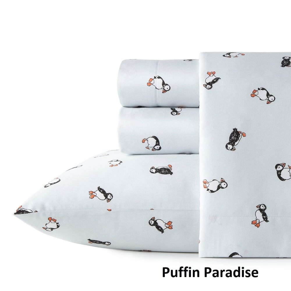 Poppy & Fritz Cotton Percale Printed Bed Sheet Sets