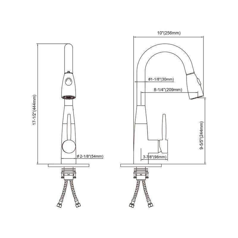 Dowell Series 8002/005 Single Handle Kitchen Faucet/Sprayer