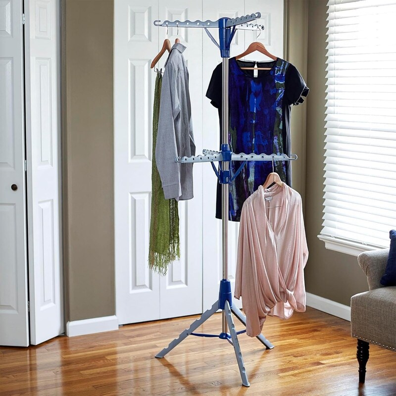 Woolite aluminum collapsible wall drying rack outlet