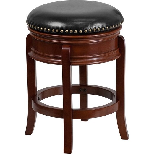 Shop Estella 24'' Backless Light Cherry Wood Counter Stool ... (521 x 521 Pixel)
