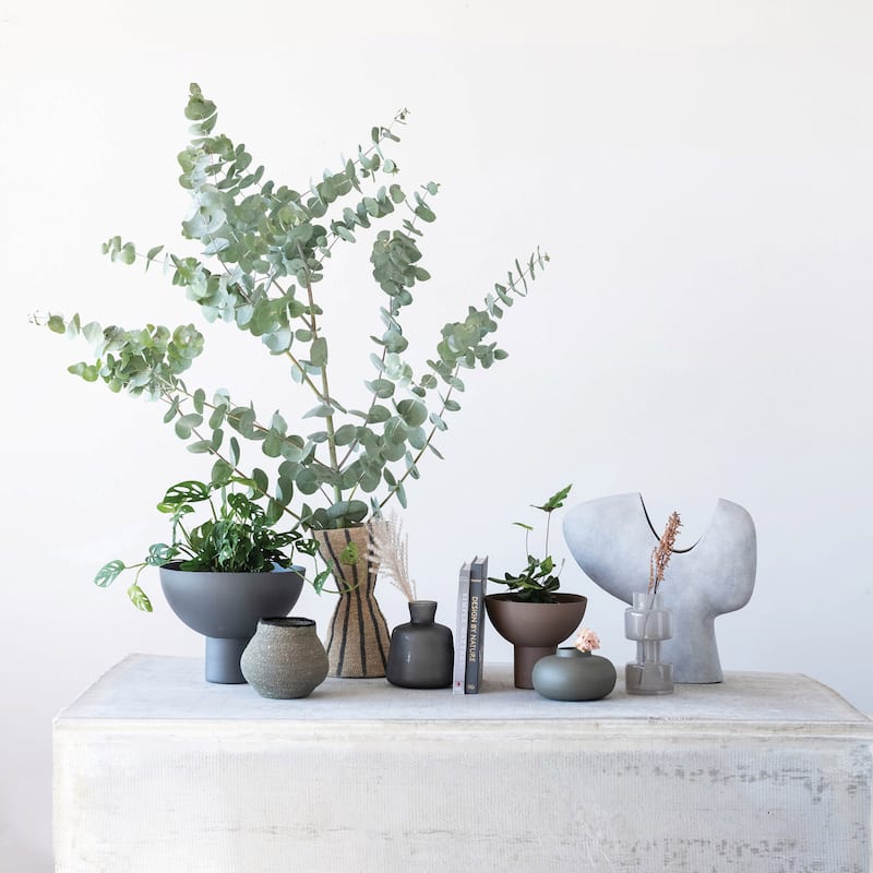Stoneware Abstract Vase