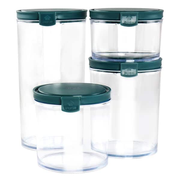 Thyme & Table Snap-Lock Food Storage Containers, Set of 5, 10 Pieces, Black