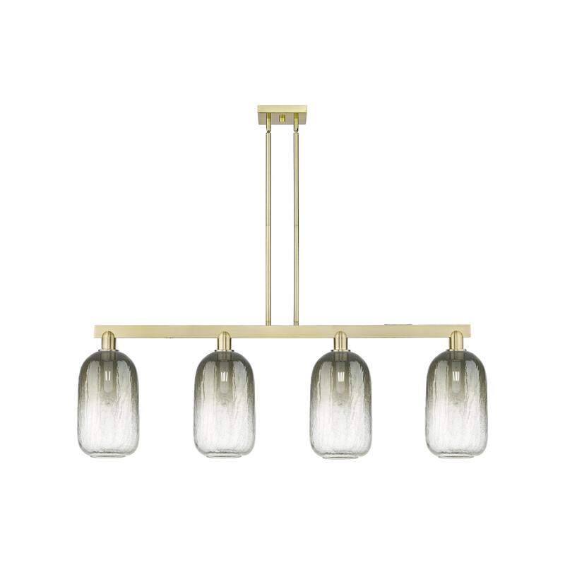 Innovations Lighting 716-4I-16-48 Brookhaven Cloche Linear Brookhaven - Antique Brass / Slate