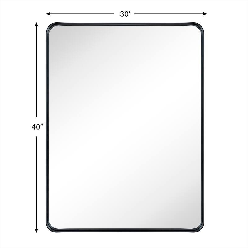 Arthers Stainless Steel Metal Bathroom Vanity Wall Mirror