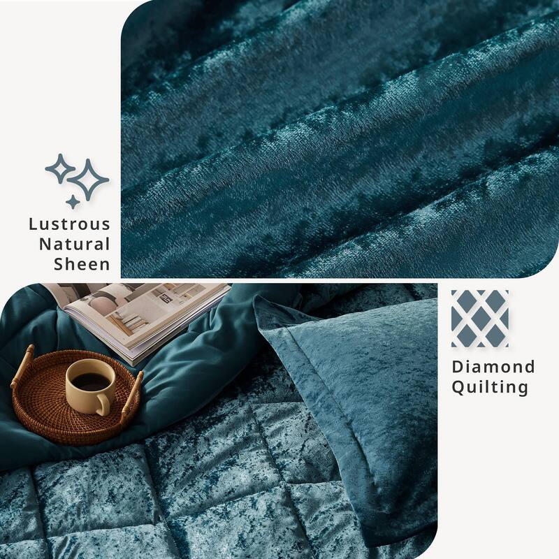 Intelligent Design Isabel Velvet Comforter Set
