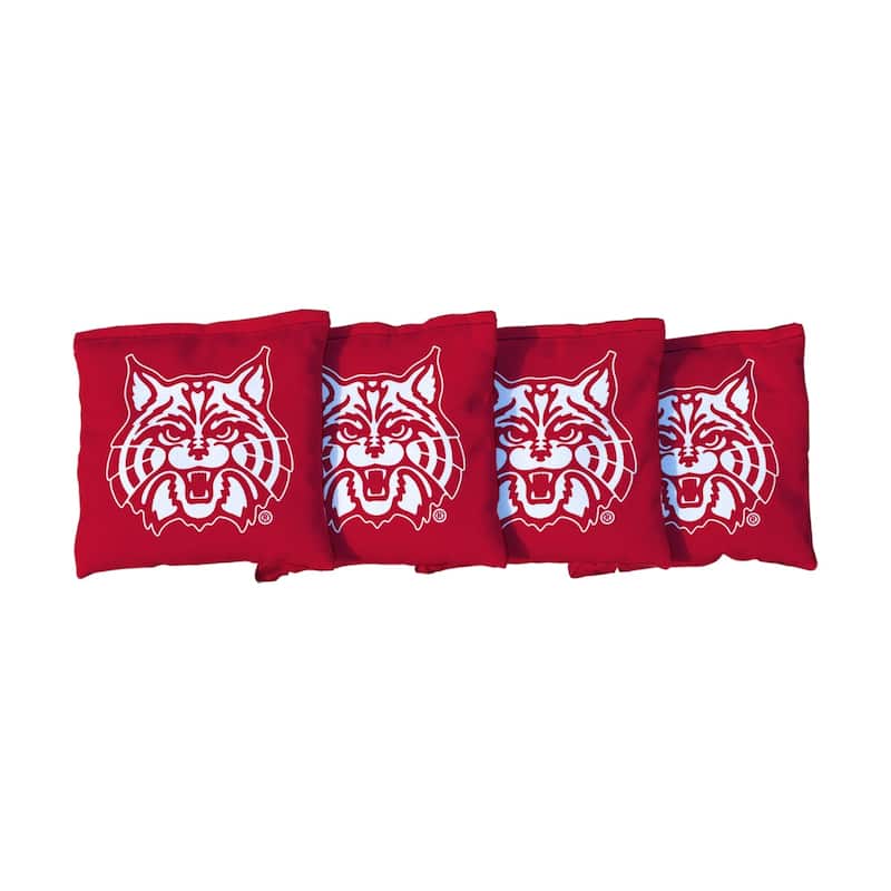 Arizona Wildcats Red Cornhole Bags - Corn Filled