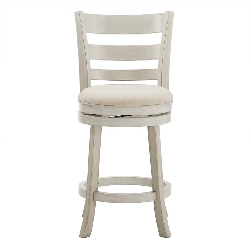 Verona Ladder Back Swivel Counter Height Stool by iNSPIRE Q Classic