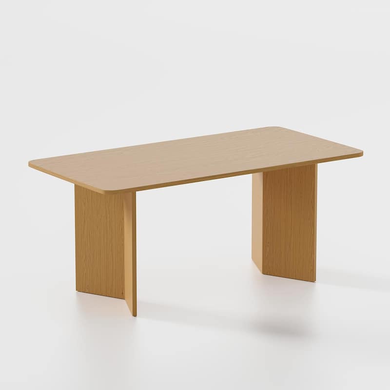 Solid Wood Square Dining Table for 6-8 People Nordic style