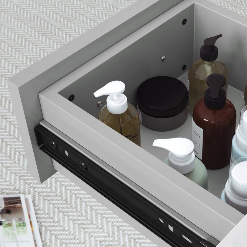 Bathroom Vanity with Marble Countertop without Mirror
