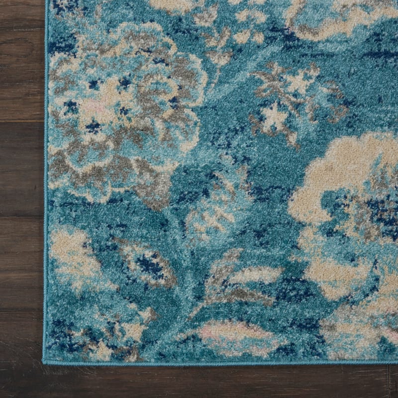 Nourison Tranquil French Country Floral Modern Area Rug