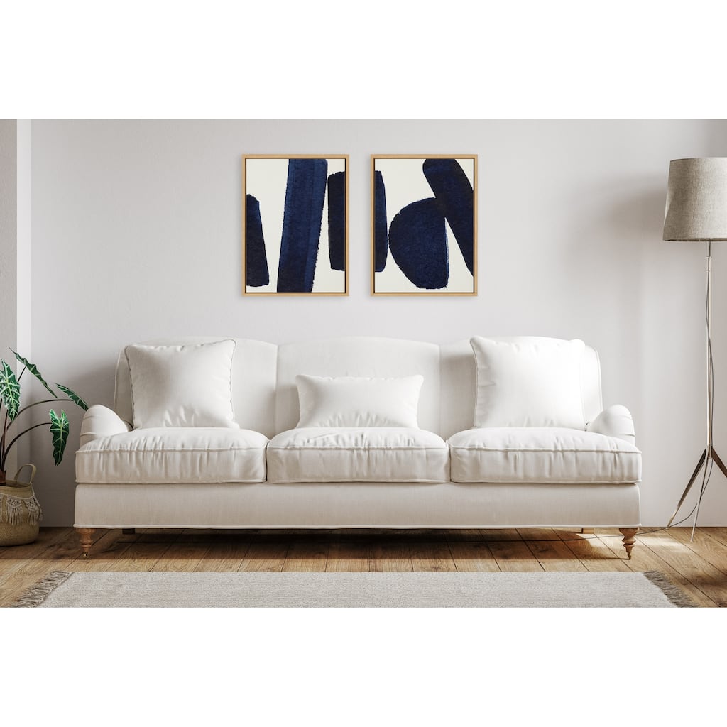 Kate and Laurel Sylvie Japandi 26 1 2 Frame Canvas Art by Rocket Jack