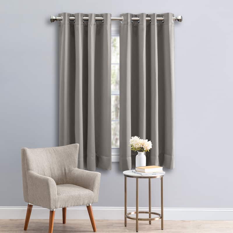 Ultimate Blackout 54-Inch Short Length Grommet Curtain Panel
