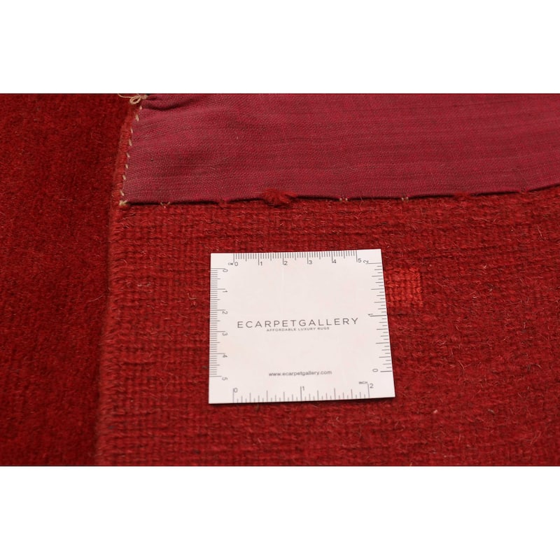ECARPETGALLERY Hand-knotted Opulence Red Silk, Wool Rug - 11'6 x 14'6