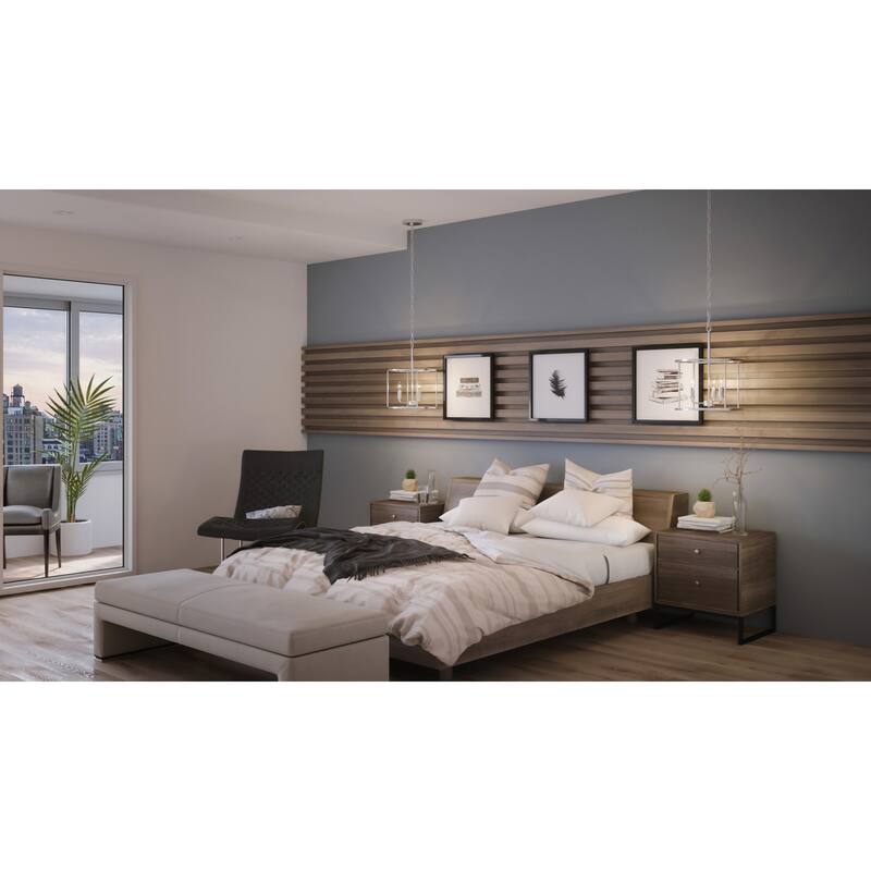 Bellevue Della 3 Light 14" Wide Taper Candle Pendant