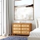 preview thumbnail 1 of 5, Mesa Cane and Solid Wood 6-Drawer Dresser Natural Cane - 6-drawer