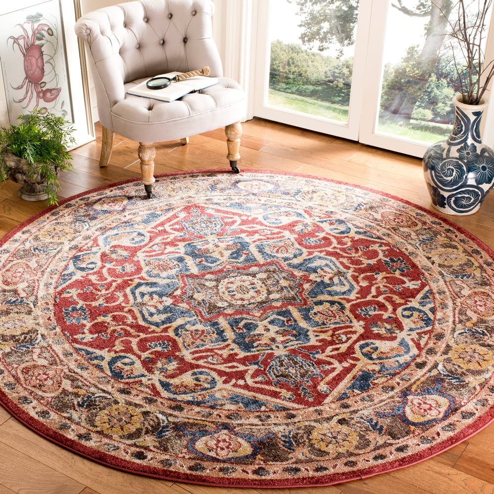SAFAVIEH Bijar Julika Traditional Oriental Distressed Rug
