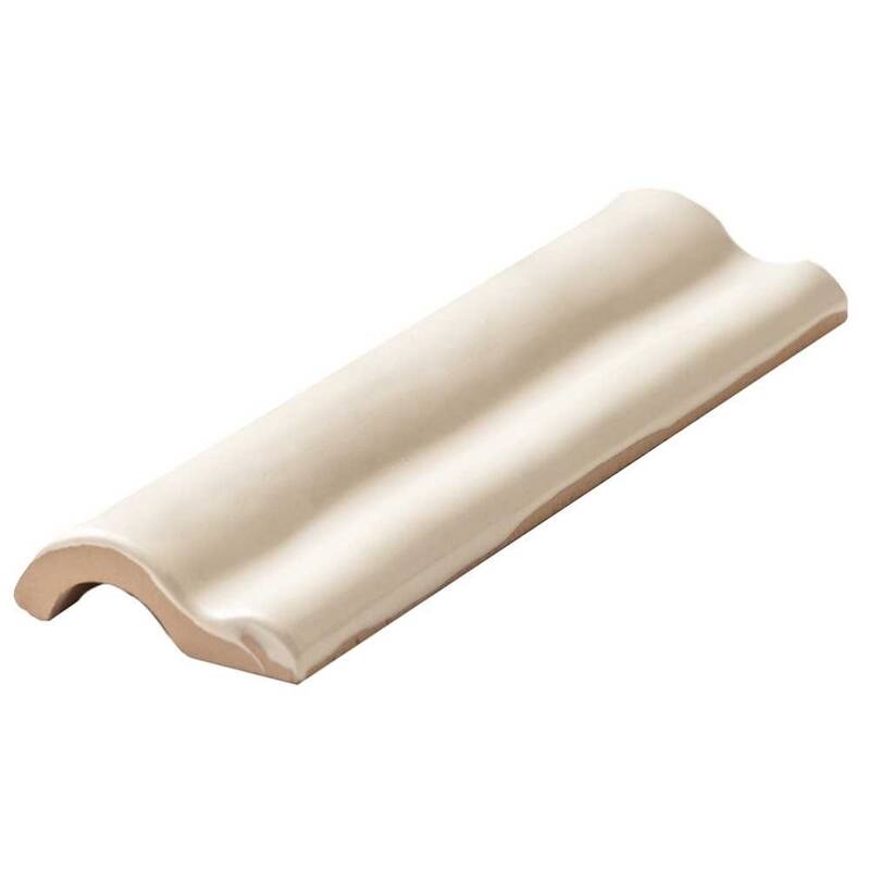 The Tile Life Talavera 2x6 Biscuit Ceramic Chair Rail Wall Tile - 2 x 6 - 1 Piece