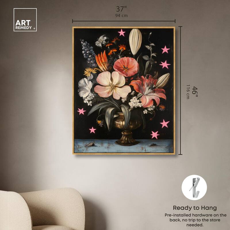 TANY's Floral Universe I Canvas by Art Remedy
