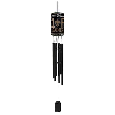 NFL Wind Chime, #1 Fan with Team Logo, New Orleans Saints