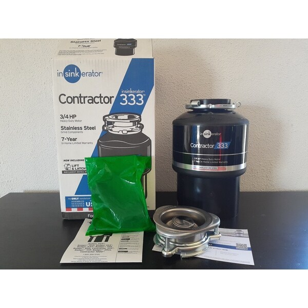 InSinkErator Contractor 333 Garbage Disposal, 3/4 HP ...