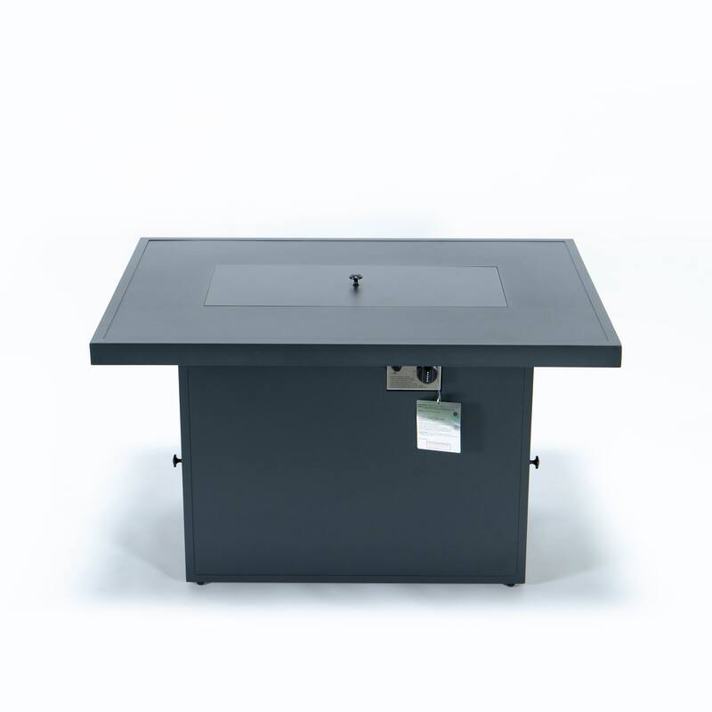 Chelsea Modern 5-Piece Aluminum Outdoor Patio Conversation Set with Coffee Table with Removable and Washable Cushion Covers