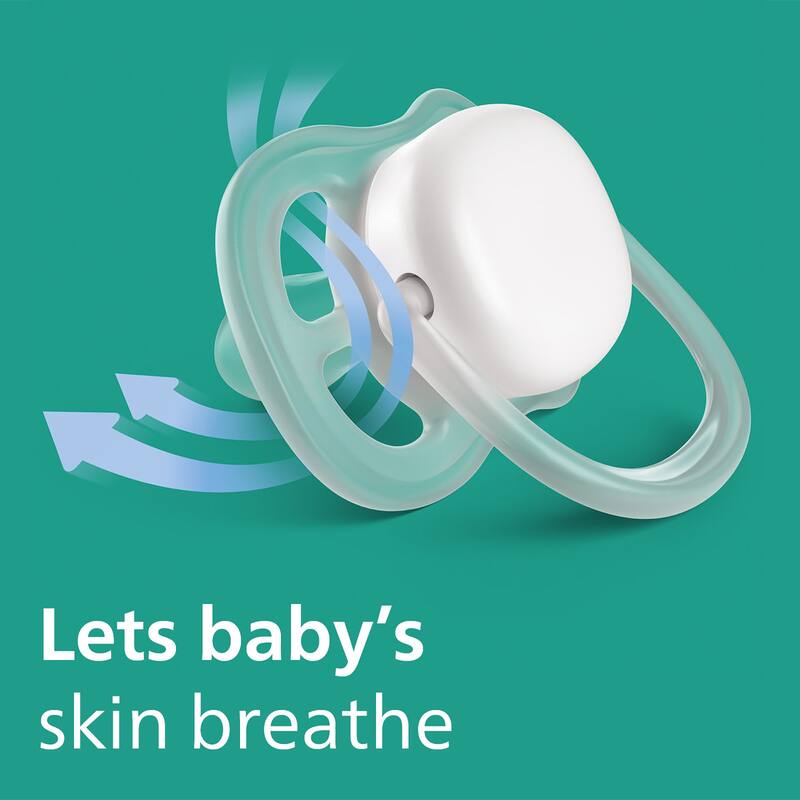Ultra Air Pacifier 6 to 18 Month 2 Pack in Hush Blue and Lush Lilac