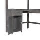 preview thumbnail 29 of 32, Loft Bed with U-shaped Desk, Drawers and Storage Shelves,Twin Size, Study or Leisure Space