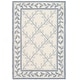 preview thumbnail 28 of 50, SAFAVIEH Handmade Easy Care Risa Oriental Trellis Rug 2' x 3' - Ivory/Light Blue - Rectangle