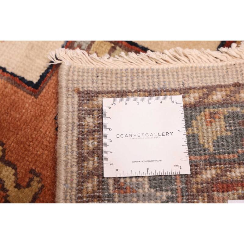 ECARPETGALLERY Hand-knotted Jules Sultane Ivory Wool Rug - 9'0 x 12'0